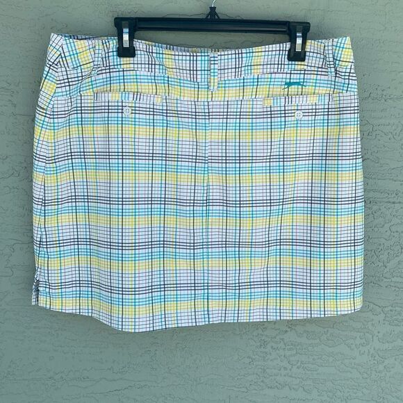 Slazenger Plaid Golf Skirt Skort Sz 14 Worn Once - Picture 1 of 11